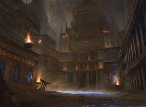Crypt Of The Eternals Mtg Art From Hour Of Devastation Set By Titus