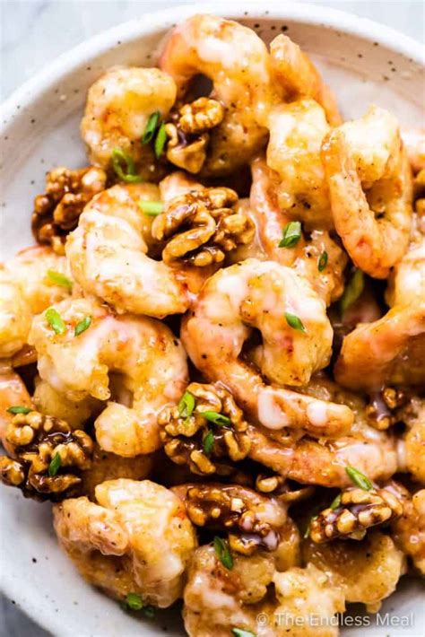 Honey Walnut Shrimp Easy Healthier Recipe The Endless Meal®