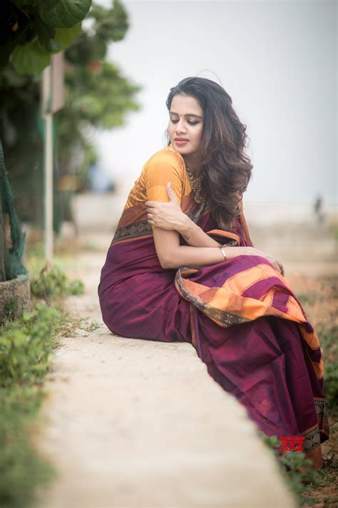 Anchor Anjana Rangan Elegant New Stills Shot By Camera Senthil Social