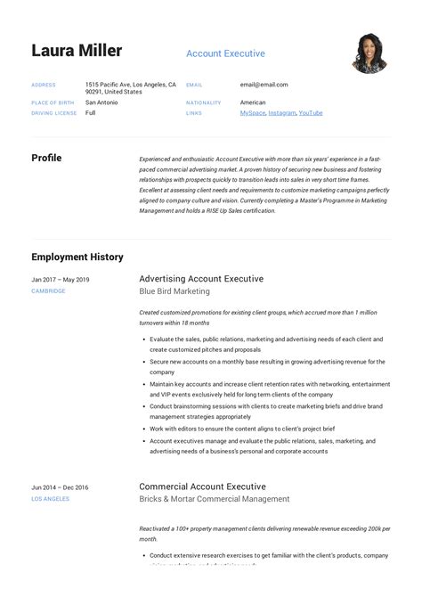 Since employers care most adept at transforming complex topics into innovative, engaging, and informative news stories. Account Executive Resume & Writing Guide | +12 TEMPLATES ...