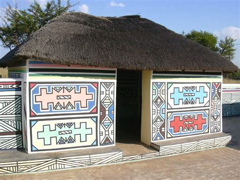 Habitatio2 Ndebele Ház Ndebele House Africa Do Sul Africa Art Hut