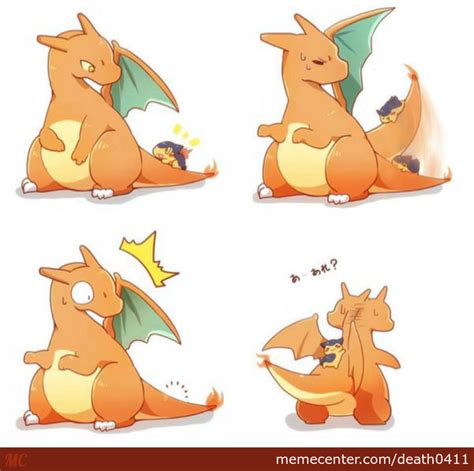 Cute Charizard And Cyndaquil By Death0411 Meme Center