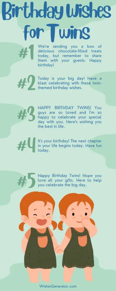 Birthday Wishes For Twins