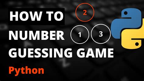 How To Make A Number Guessing Game Using Python Youtube