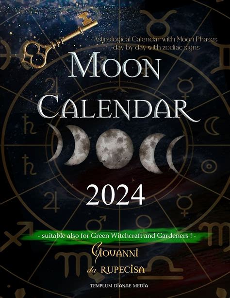 Moon Calendar 2024 Astrological Calendar With Moon Phases Day By Day