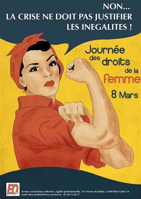 Calaméo mars journée internationale des droits des femmes Affiche Confédérale
