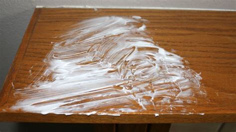 Remove Water Stains From Wood Furniture With Mayonnaise Cleaning Wood
