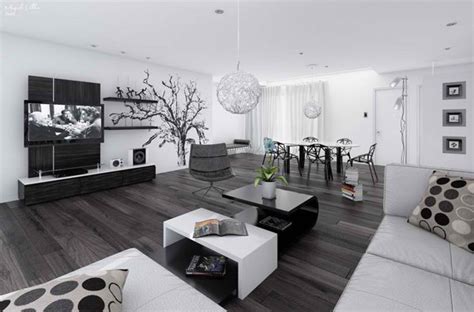20 Modern Contemporary Black And White Living Rooms Home Design Lover