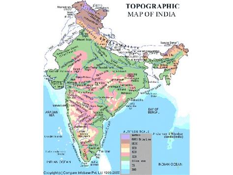 India Elevation Map