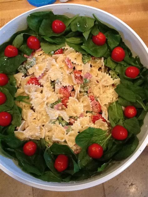 Recipe courtesy of food network kitchen. Pasta salad for Christmas | Pasta, Veggie cheese