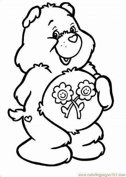 Care Bears Coloring Pages Printable Bear Colouring