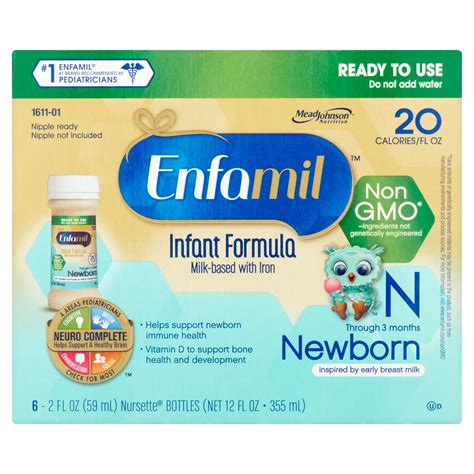 Enfamil Newborn Milk Based Powder With Iron Infant Formula N Through Months Fl Oz Count