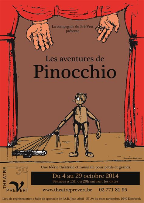 Les Aventures De Pinocchio 2014 And 2015 Théâtre Pré Vert