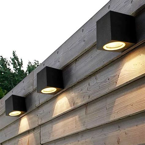 6w 12w Aluminum Wall Lights Outdoor Waterproof Wall Lamp Patio Porch