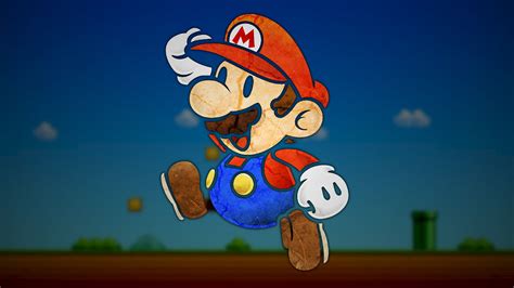 Super Mario Paper Mario Video Games Digital Art Nintendo Artwork