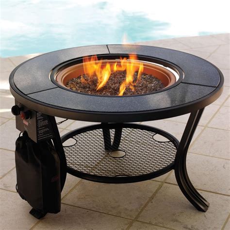 Portable Fire Pit Propane Rickyhil Outdoor Ideas Fire