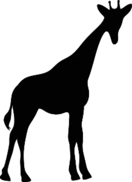 Giraffe Silhouette Clip Art Giraffe Png Download 436600 Free