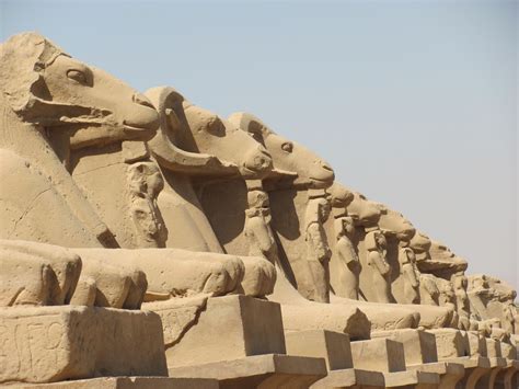 The Rams Of Amun Ra Karnak Temple Luxor Egypt Ancient Egypt Luxor Egypt Egypt