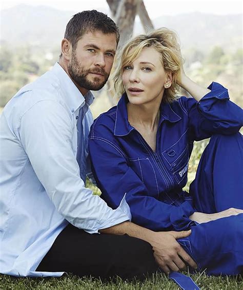 Chris Hemsworth And Cate Blanchett Cover Vogue Australia November 2017