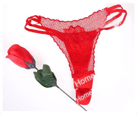 Valentines Ts Panty Rose Size 5030cm Red Roses Womens Underwear
