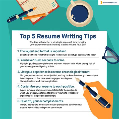 Also experienced people tailor your resume to the job you are applying for. Top 5 Resume Writing Tips - LucasGroup