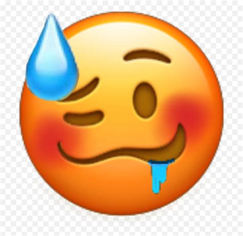 Trending Sweat Stickers Smiley Emojihot Sweating Emoji Free