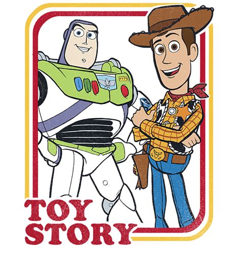 Disney Pixar Toy Story Buzz Lightyear Woody Buds Greeting Card By