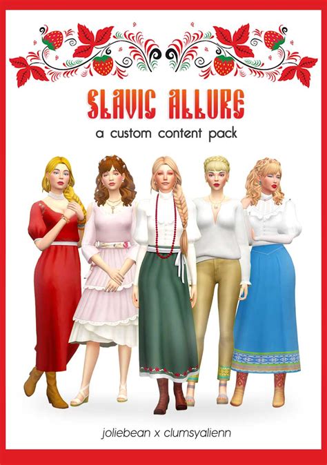 Sims 4 Slavic Allure A Cc Pack The Sims Book