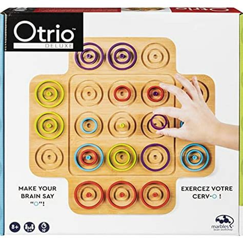 Marbles Otrio Strategybased Board Game Multicolored