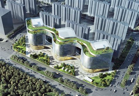 Gallery Of Aedas Unveil Design For An Undulating Office Complex In