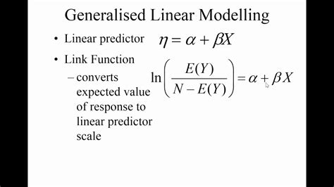 Introduction To Generalized Linear Models Youtube