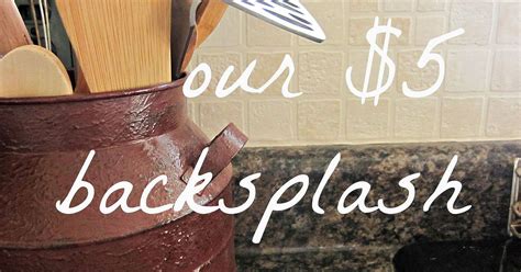 What color backsplash for dark cabinets? Easy and Inexpensive Kitchen backsplash | Hometalk