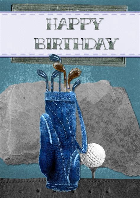 Happy Birthday Greeting Card Golf · Free Image On Pixabay