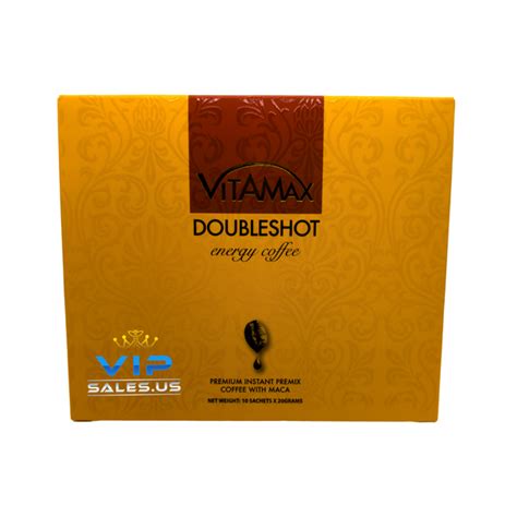 Vitamax Doubleshot Energy Coffee Honey Sachets