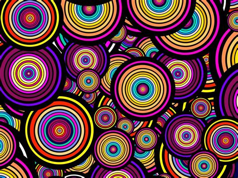 Download Wallpaper 1280x960 Circles Shapes Pattern Colorful