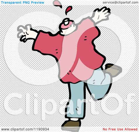 Cartoon Of A Headless Body Royalty Free Vector Illustration By