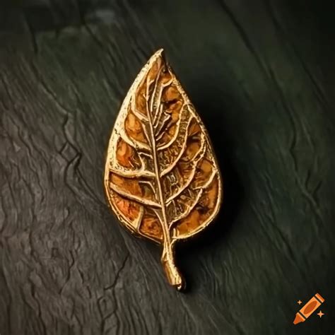 Hobbit Leaf Brooch On Craiyon