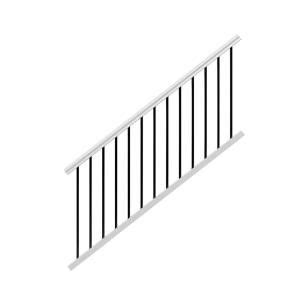 This premium vinyl railing is built to last, with uv stabilizers and a high impact durable finish, the premium will stand the test of time and mother nature. Veranda Traditional 8 ft. x 36 in. White PolyComposite ...