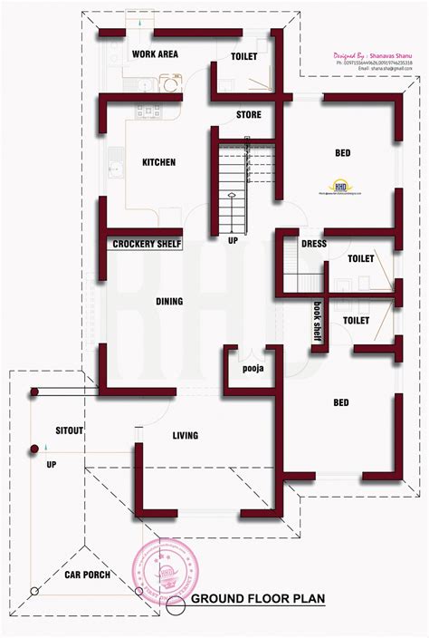 Best Beautiful Kerala House Photo With Floor Plan Kerala Home Design