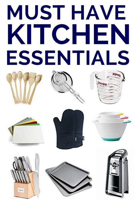 Basic Starter Kitchen Needs List The First Tools You Need For A New