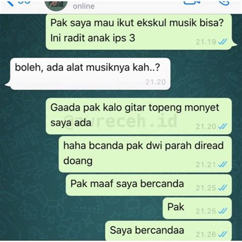 Nahloh, kebelet nambah istri nih? 10 Chat WA Lucu Guru dengan Murid Ini Endingnya Bikin ...