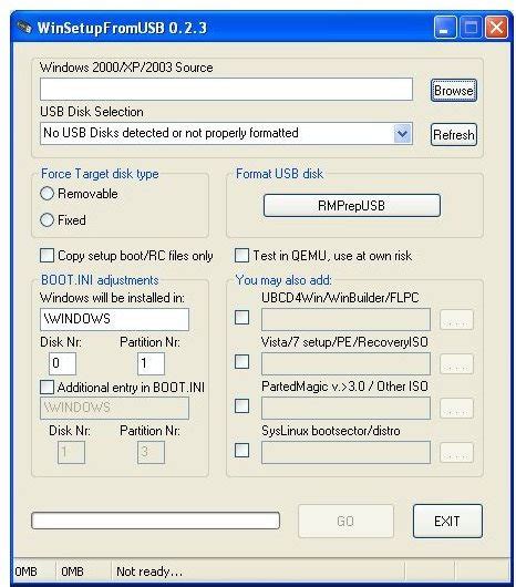 How To Install Windows 7 Usb Boot Method For Windows Xp