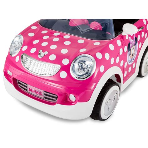 Disney Minnie Mouse Hot Rod Coupe Ride On Toy By Kid Trax 12 Volt