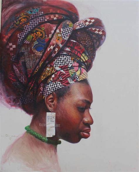 Nigerian Artist Creates Realistic Oil Portraits