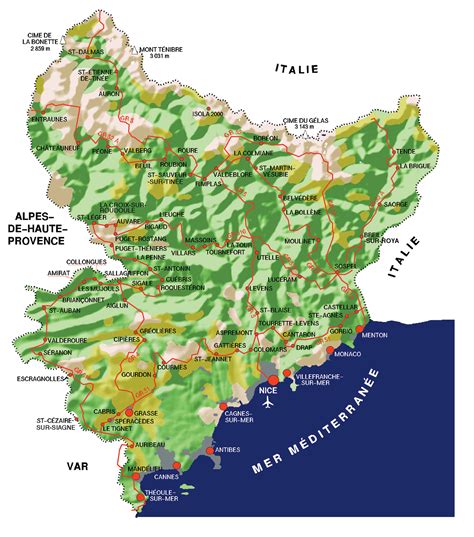 Itinéraires De Grande Randonnée Département Des Alpes Maritimes