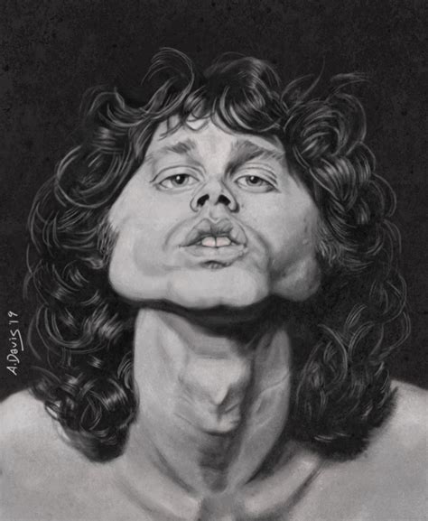 Jim Morrison By Adavis57 Jim Morrison Caricature