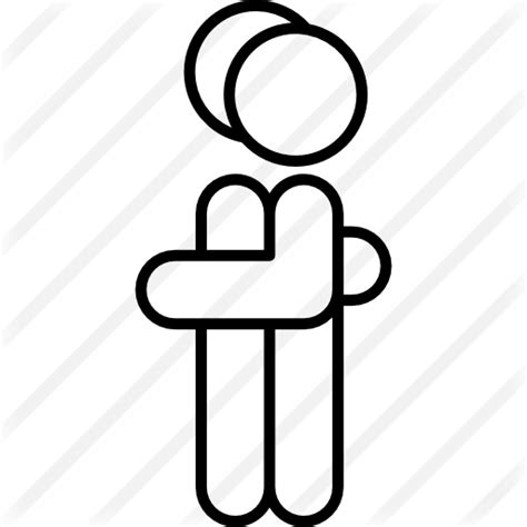 Bear hug drawing illustration, bear hug creative png clipart. Hug - Free people icons