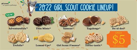 Girl Scout Cookies 2022 Flavors