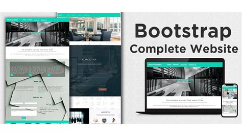 How To Create Website Using Html Css And Bootstrap Complete Website In Bs Bootstrap