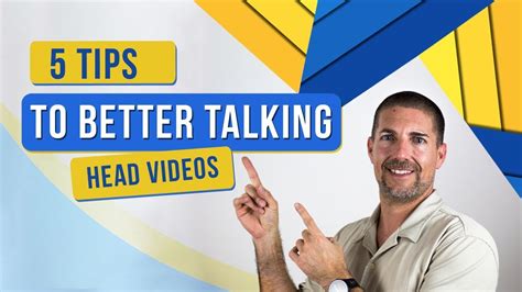 Talking Head Videos Tips Youtube